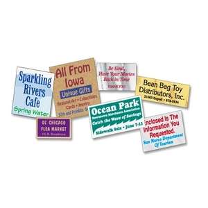 Custom Promotional Roll Labels - 1 to 3 Sq In