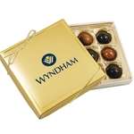 Personalized Chocolate - Liaison Gift Box with 9 Truffles