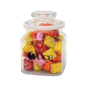 Custom Promotional 16 oz. Plastic Apothecary Jar - Empty