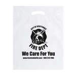 Personalized Plastic & Vinyl Bags - Biodegradable Fold Over Die Cut Bag - 12" x 16" x 3"