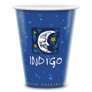 Custom Promotional Full Color Wrap Hot Paper Cup - 12 oz