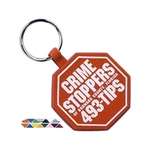 Business Keychains & Key Tags - Octagon Shaped Key Tag