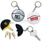 Promotional Screwdriver Keychains - Medallion Tool Kit / Key Ring
