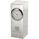 Logo Clocks & Watches - Radiance Silver Plated Column Clock