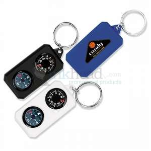 Compass and Thermometer Key Tag