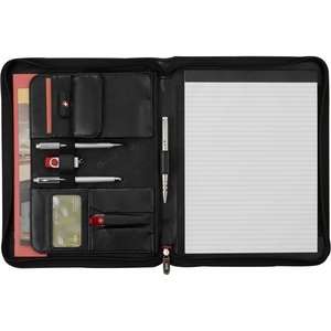 Wenger Executive Leather Zippered Padfolio
