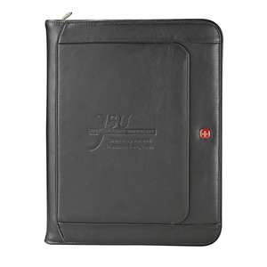 Wenger Executive Leather Zippered Padfolio