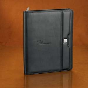 Cutter & Buck Performance Zippered Padfolio 