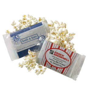 Custom Promotional Microwave Popcorn in Custom Bag