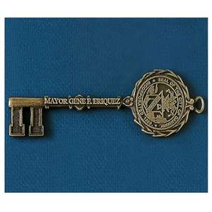 3-D Cast Metal Key with 1-1/2