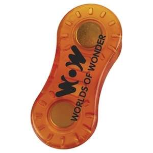 Custom Promotional Click Clack Memo Clip - Orange