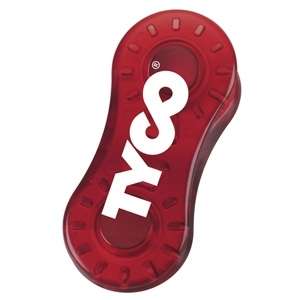 Custom Promotional Click Clack Memo Clip - Red