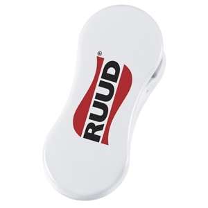 Custom Promotional Click Clack Memo Clip - White