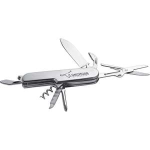 Custom Promotional Stainless Steel Knife - 8 Function