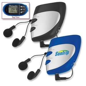 Custom Promotional Multi-Functional Pedometer - Blue