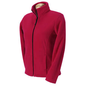 Devon and Jones Ladies' Wintercept Fleece Jacket Red