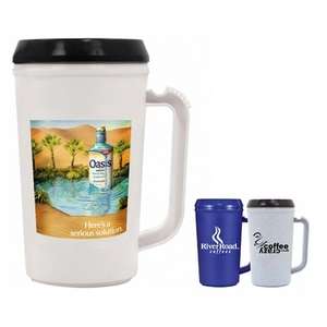Custom Promotional Full Color Thermal Mug - 22 oz.