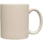 Promotional Coffee Mugs - Vitrified C-Handle Mug - 11 oz. Natural