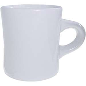 Custom Promotional Vitrified White Diner Mug - 8.75 oz.