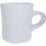 Personalized Diner & Restaurant Mugs - Vitrified White Diner Mug - 8.75 oz.