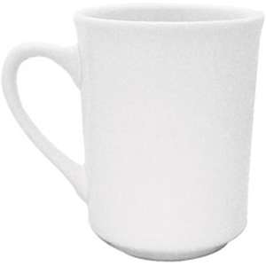 Custom Promotional Vitrified White Restaurant Cup - 8.5 oz
