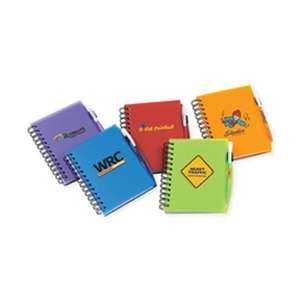 Custom Promotional BIC Plastic Cover Notebook - 5" x 7"