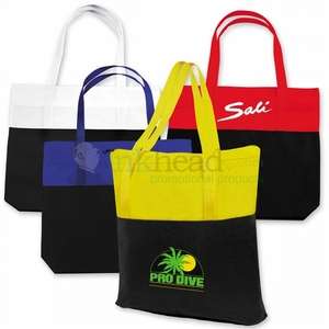 Large Two Tone Tote Bag 