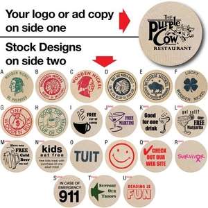 Wooden Advertising Nickel 