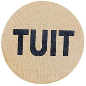 Wooden Advertising Nickel 
