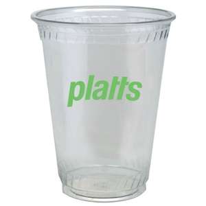 Custom Promotional Clear Plastic Cup - 12/14 oz. (Large Qty)