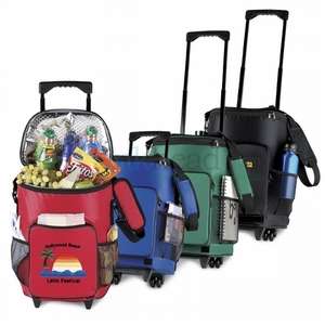 Rolling Insulated Cooler - 30 cans