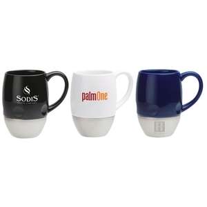 Custom Promotional Vespas III Ceramic and Steel Mug - 15 oz.