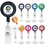 Custom Lanyards, Badges & Bracelets - Retractable Badge Holder - 4 color