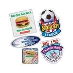Wholesale Buttons & Stickers - HD Full Color Vinyl Decal - 6 to 10 Sq. In.