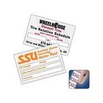 Promotional Automotive Items - Service Stickers on Rolls