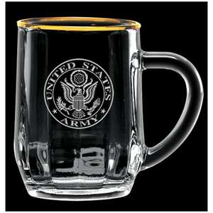 10 oz. Optic Haworth Glass Coffee Mug - Etched Imprint 