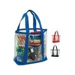 Business Plastic & Vinyl Bags - Transparent Zippered Tote Bag
