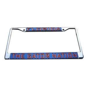 Custom Promotional Chrome License Frame with Inlay