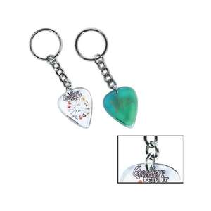 Medium Guitar Pick Key Chain