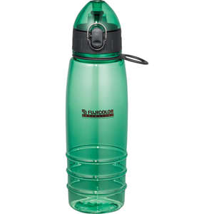 Marathon BPA Free Sport Water Bottle Green, Translucent