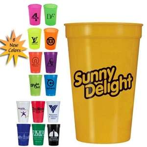 Full Color Stadium Cup, 2 Side Imprint - 17 oz.