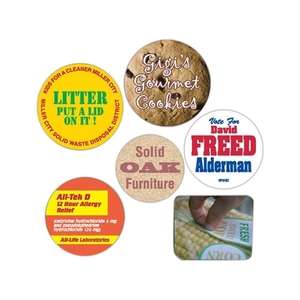 Custom Promotional Full Color Roll Label - Round, 3-1/2" Diameter