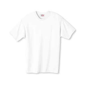 Hanes 4.5 oz. 100% Ringspun Cotton Nano T-Shirt - White/Neutral White