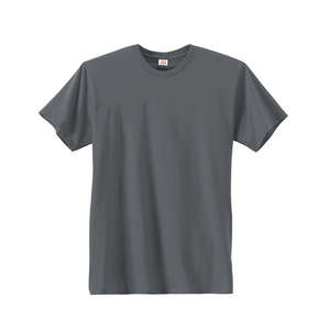 Hanes 4.5 oz. 100% Ringspun Cotton Nano T-Shirt - Dark Colors Gray, Smoke