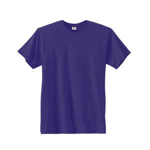 Hanes 4.5 oz. 100% Ringspun Cotton Nano T-Shirt - Dark Colors Purple