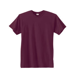 Hanes 4.5 oz. 100% Ringspun Cotton Nano T-Shirt - Dark Colors Maroon