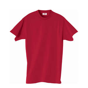 Hanes 4.5 oz. 100% Ringspun Cotton Nano T-Shirt - Dark Colors Red, Deep