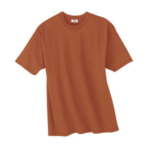 Hanes 4.5 oz. 100% Ringspun Cotton Nano T-Shirt - Dark Colors Orange, Texas