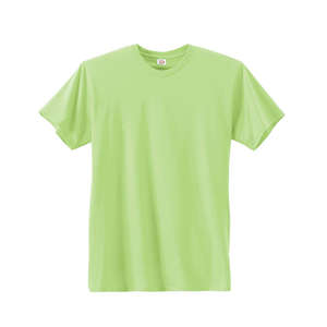 Hanes 4.5 oz. 100% Ringspun Cotton Nano T-Shirt - Dark Colors Green, Lime