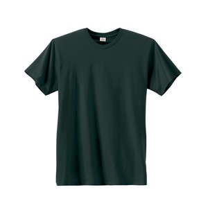 Hanes 4.5 oz. 100% Ringspun Cotton Nano T-Shirt - Dark Colors Green, Deep Forest